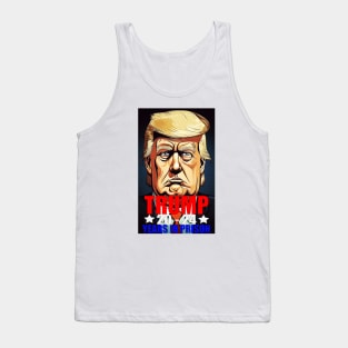 Donald Trump Mugshot Tank Top